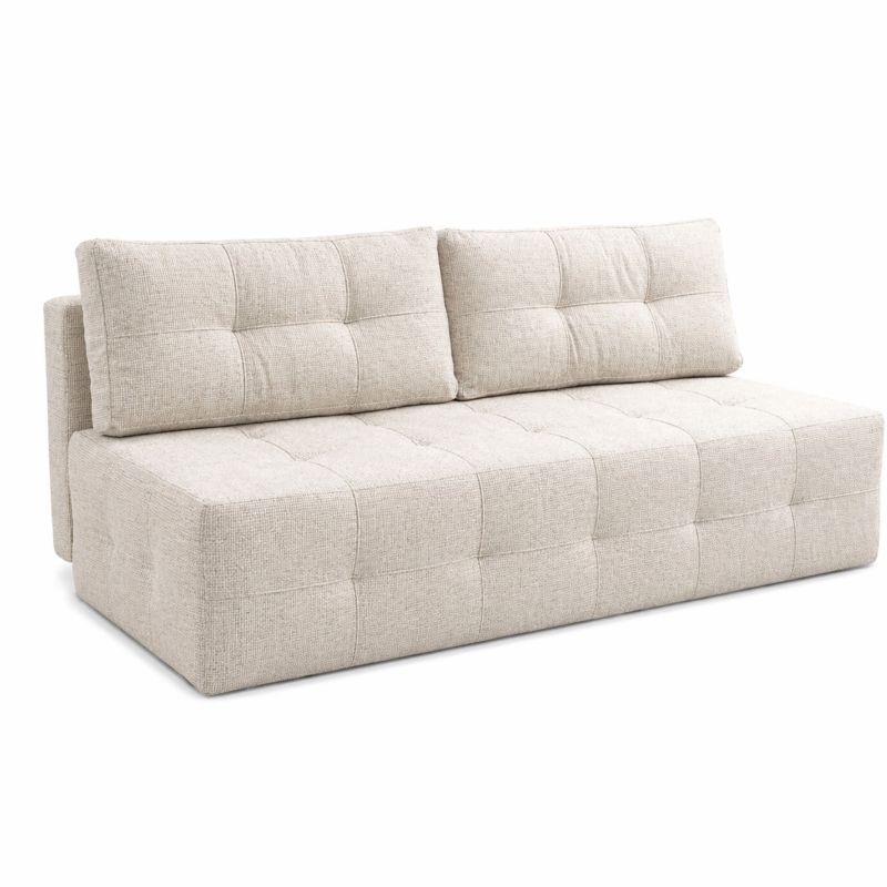 Sofa Mebel Elite MORANA Rozkładana Kanapa z Funkcją Spania Dwuosobowa Do Salonu Kremowa 1szt
