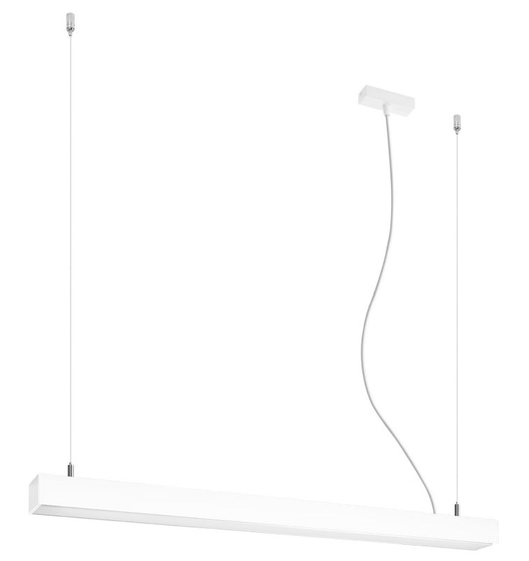 Lampa wisząca Thoro Lighting PINNE biała 1 x LED 31W Ciepła biała 4600lm wym:150x95x5cm IP20 -1 szt.
