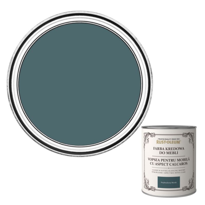 Farba kredowa do mebli Rust-Oleum przybrudzony morski 0,75 l