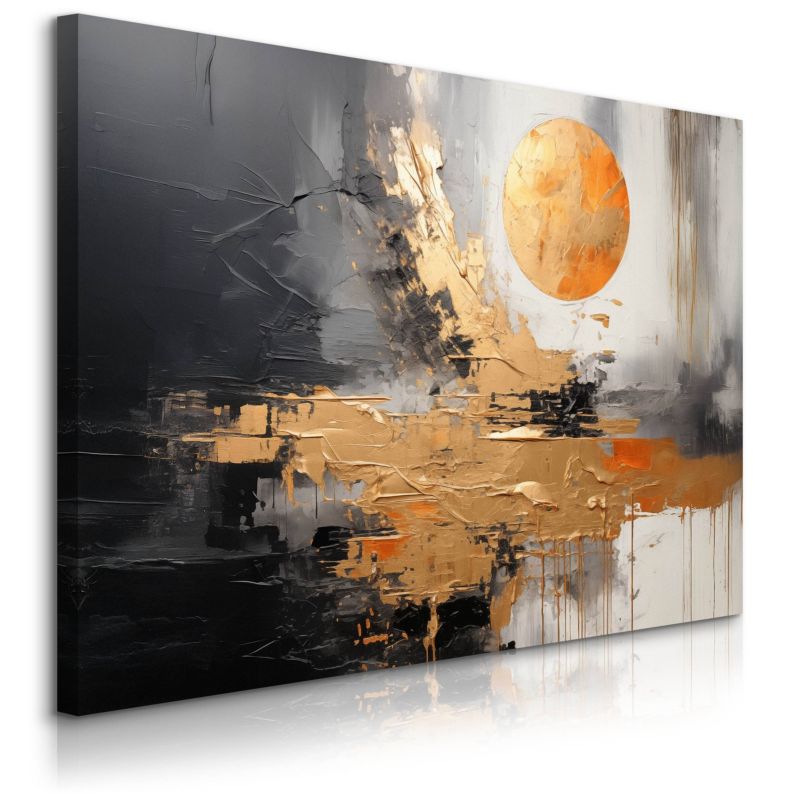 Obraz Muralo Abstrakcyjny Wzór Złoto Styl Glamour 90x60 cm 1 szt.
