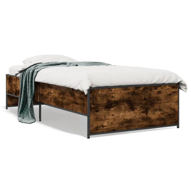 Łóżko metalowe WaszeMeble 75x190 cm brązowe WM-845253 1 szt.