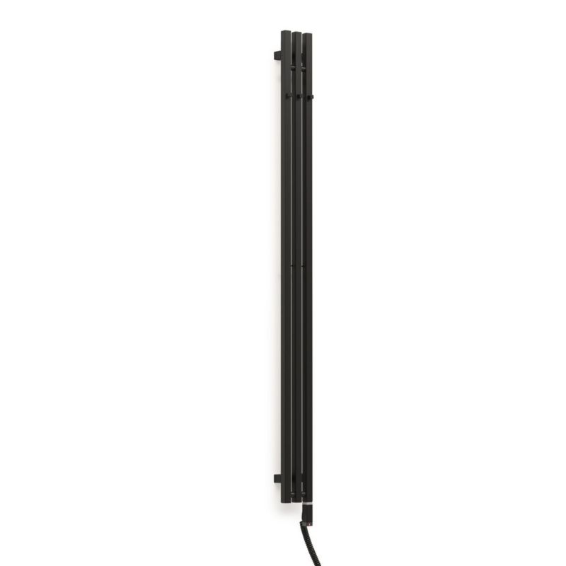 Grzejnik elektryczny Oltens Stang S czarny 180x13 cm 300W 3 wieszaki 1 szt.