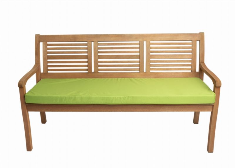 Poduszka ogrodowa na ławkę, Setgarden, 180x50x7cm, limonka Poducha siedziska zdejmowany pokrowiec, Flat 1szt