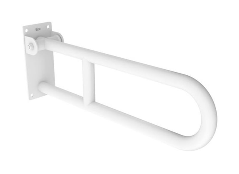 Poręcz dla niepełnosprawnych Roca Access Comfort składana 60cm biały stal 1 szt.