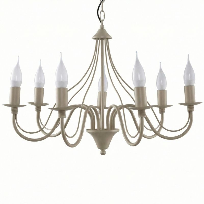 Lampa sufitowa Pure Lume VICTORIA taupe 7xE14x12W IP20 wym:80x60x60cm - 1 szt.