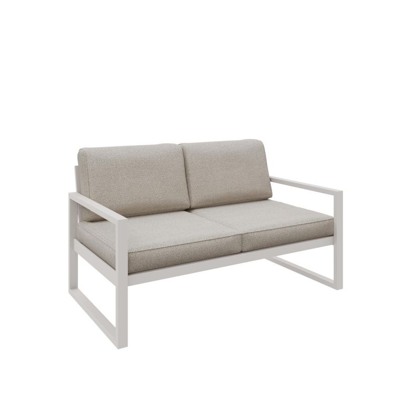 Sofa ogrodowa Bettso Alicante dwuosobowa na kaszmirowych nogach kremowy 1szt.