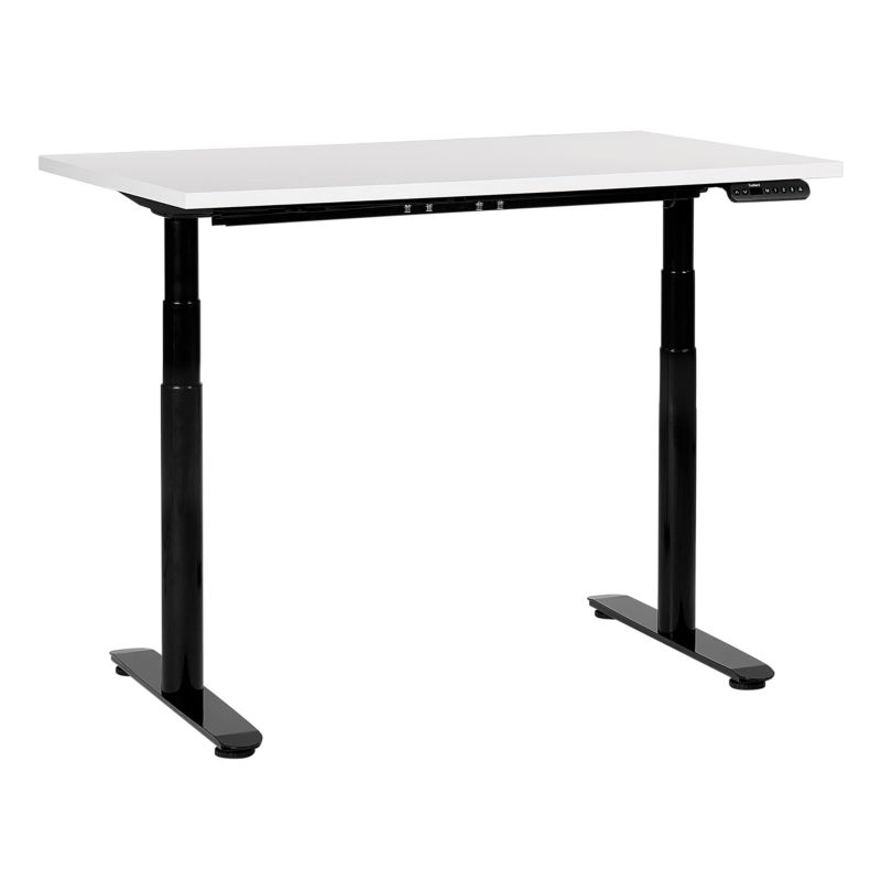 Biurko regulowane elektrycznie Destinas Biały/ czarny 120 cm 72 cm 1 szt.