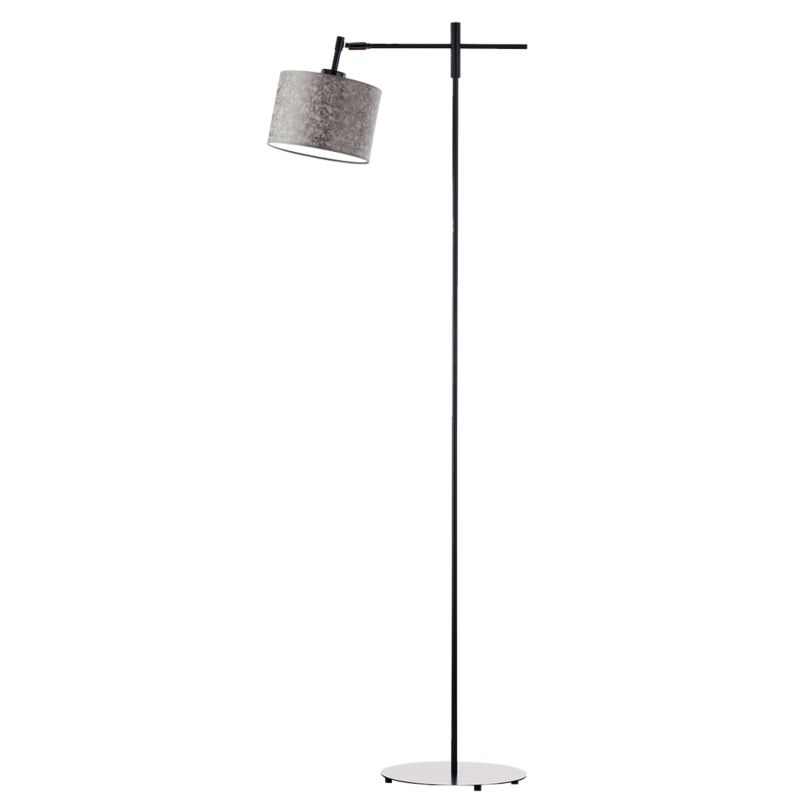 Lampa stojąca Volta Light Factory podłogowa przegubowa regulowana z abażurem beton walec 17cm SALIX 1szt.