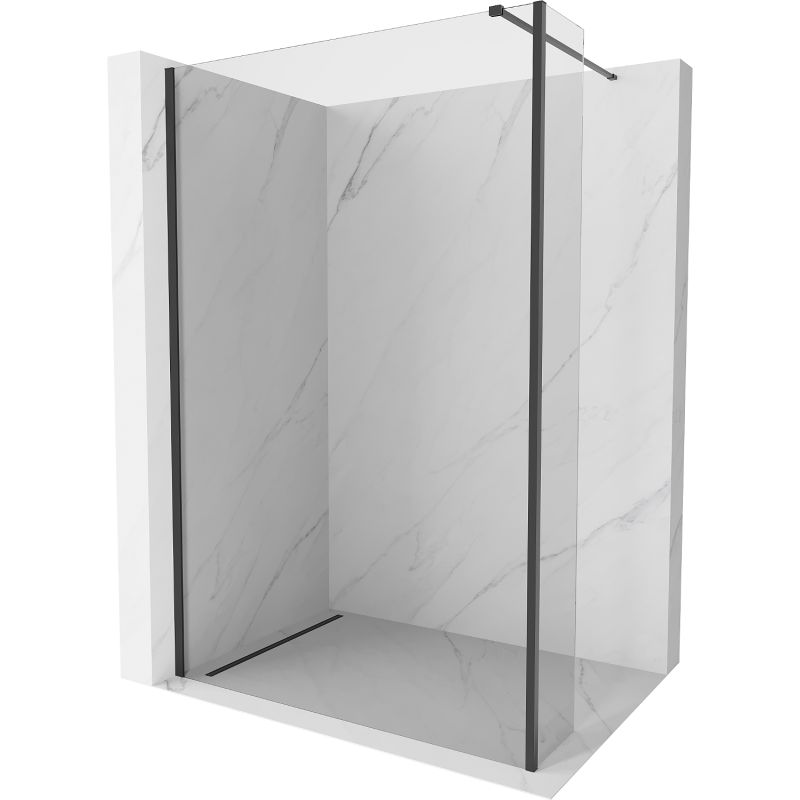 Ścianka prysznicowa Mexen Kioto czarna 105x30 cm 800-105-212-70-00-030 1 szt.