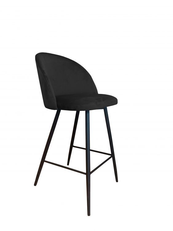 Hoker niski CLAUDINE VELVET czarny ATOS 1 szt.