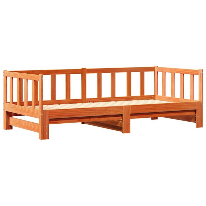 Rama łóżka WaszeMeble 160x200 cm Woskowy brąz sosna WM-867844 1 szt.