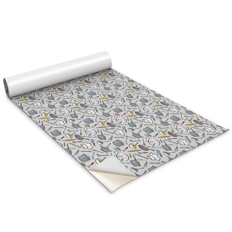 Okleina Na Szafki Kuchenne Wallfluent 100x50 cm Przyrządy kuchenne Okleina Do Mebli DIY 1 rol.