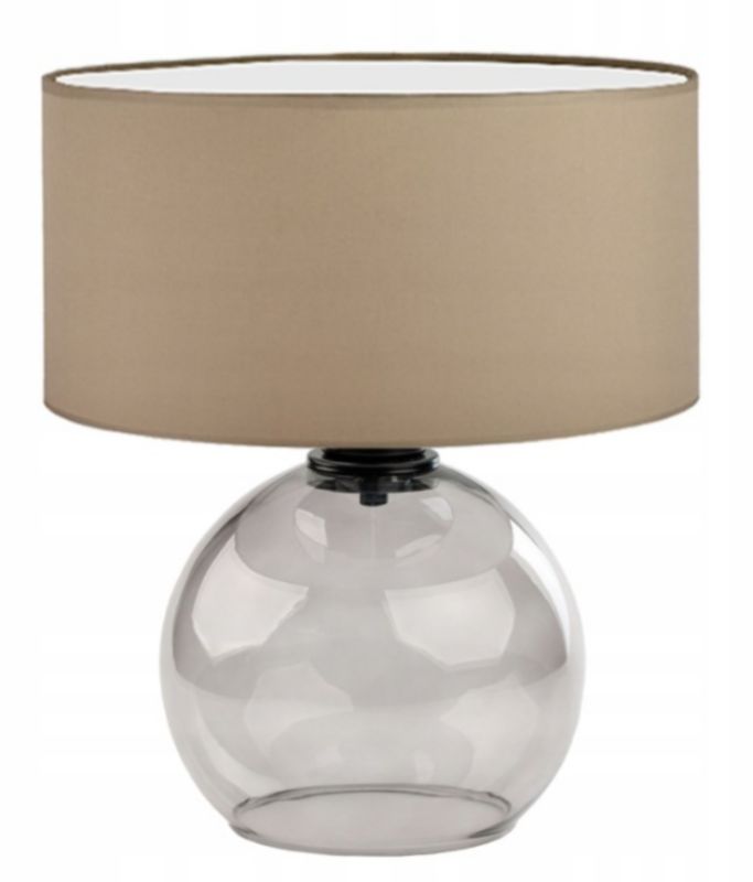 Lampka Nocna Volta Light Factory Piena Abażur Cappuccino 1xE27 1szt.