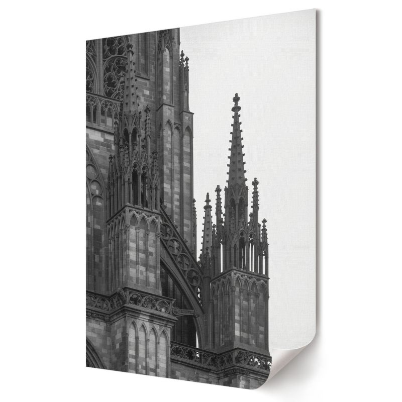 Plakat Wallfluent Format A4 Gotycka budowla Kolektyw Soft Structure 1 szt.