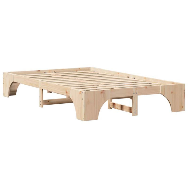 Rama łóżka WaszeMeble 135x190 cm Naturalny sosna WM-872953 1 szt.