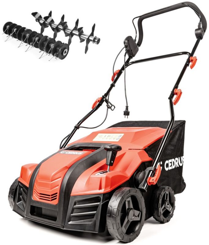 Wertykulator Do Trawy Areator Cedrus We40 2W1 Aerator 2 Wałki 2000W 40Cm 1szt.