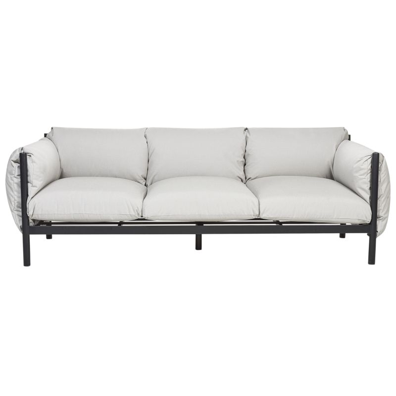 Sofa ogrodowa dla 3 osób Esperia Metal Szary 1 szt.
