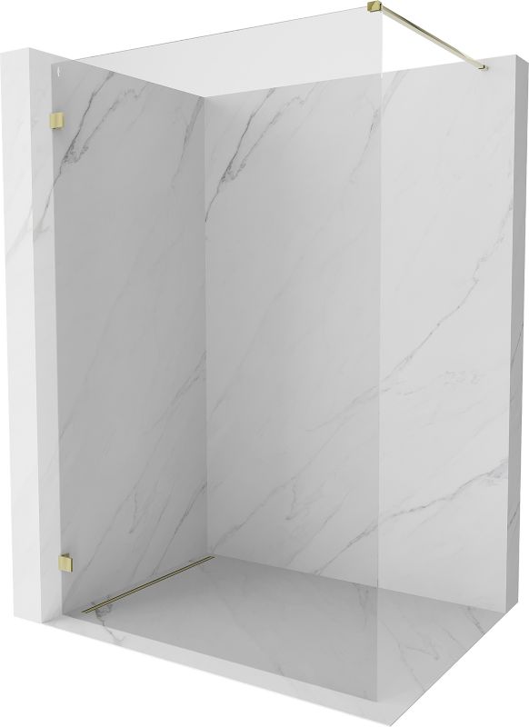 Ścianka prysznicowa Mexen Lunar złota 140x200 cm lewa 830-140-000-50-00-L 1 szt.