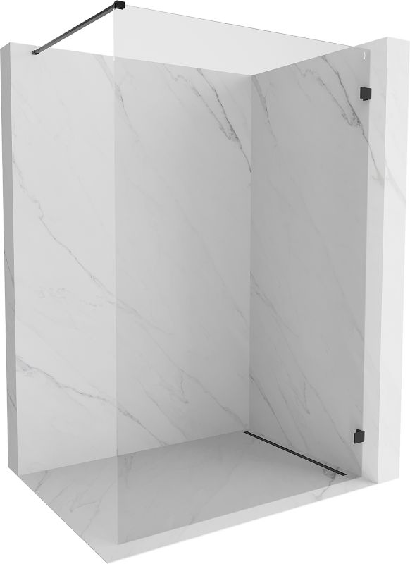 Ścianka prysznicowa Mexen Lunar czarna 80x200 cm 830-080-000-70-00-P 1 szt.
