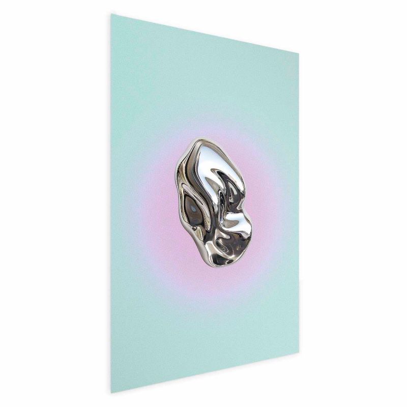 Plakat Artgeist Metaliczna Forma 60x90 cm bez ramy 1 szt