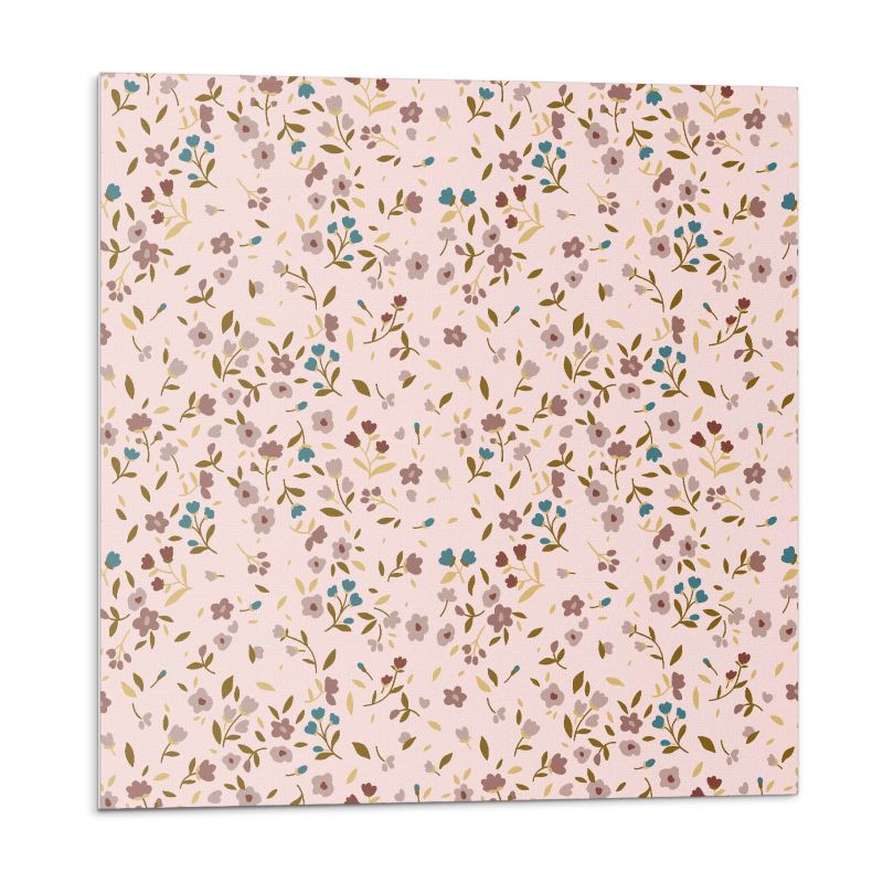 Kafelki samoprzylepne Wallfluent 50x50 cm Roślinny wzór 4 szt.