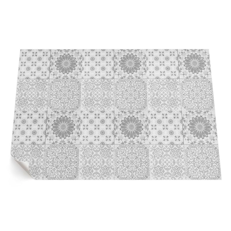 Winylowy Chodnik Zewnętrzny ArtPrintCave 100x150 cm Ornamentalne płytki modna mozaika 1 szt.