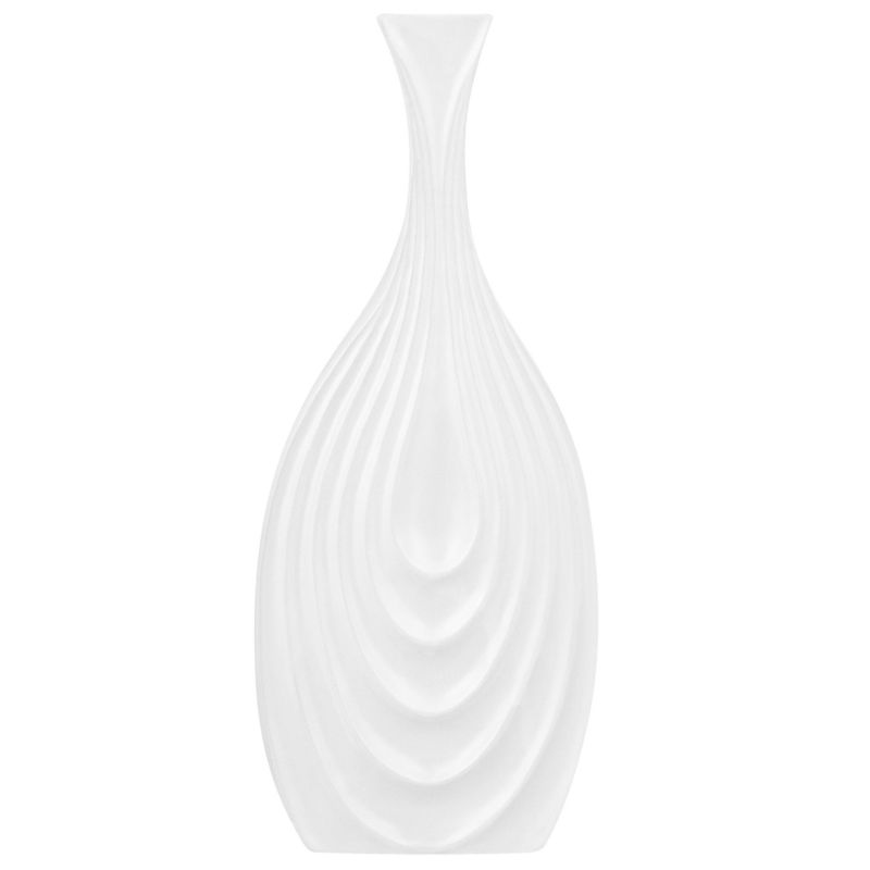 Wazon dekoracyjny Thapsus Ceramika 39 cm Biały 1 szt.