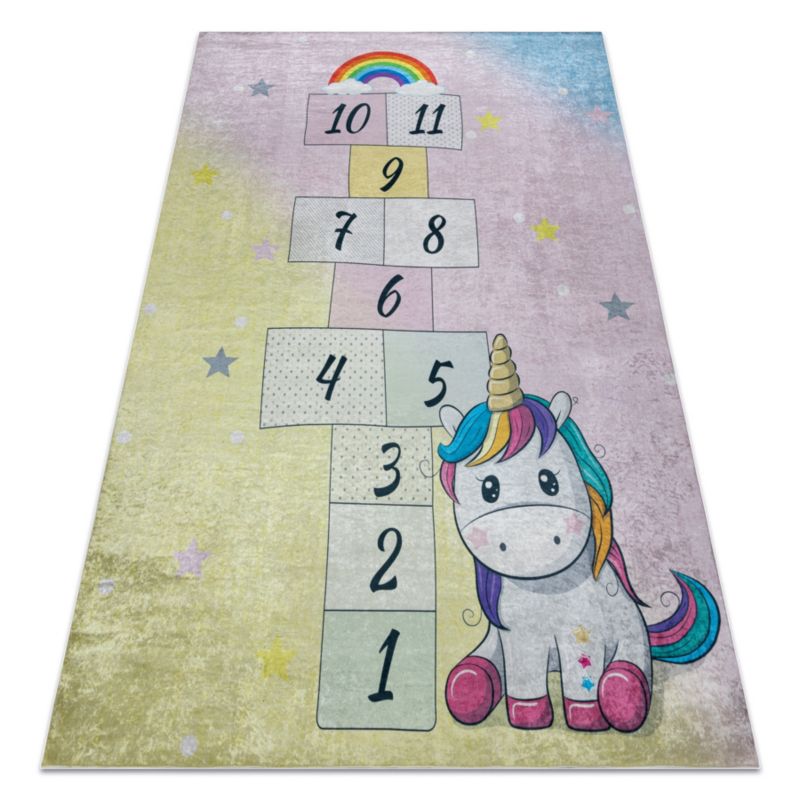 Dywan dla dzieci Bambino RugsX 120x170 cm róż DE070 1 szt.