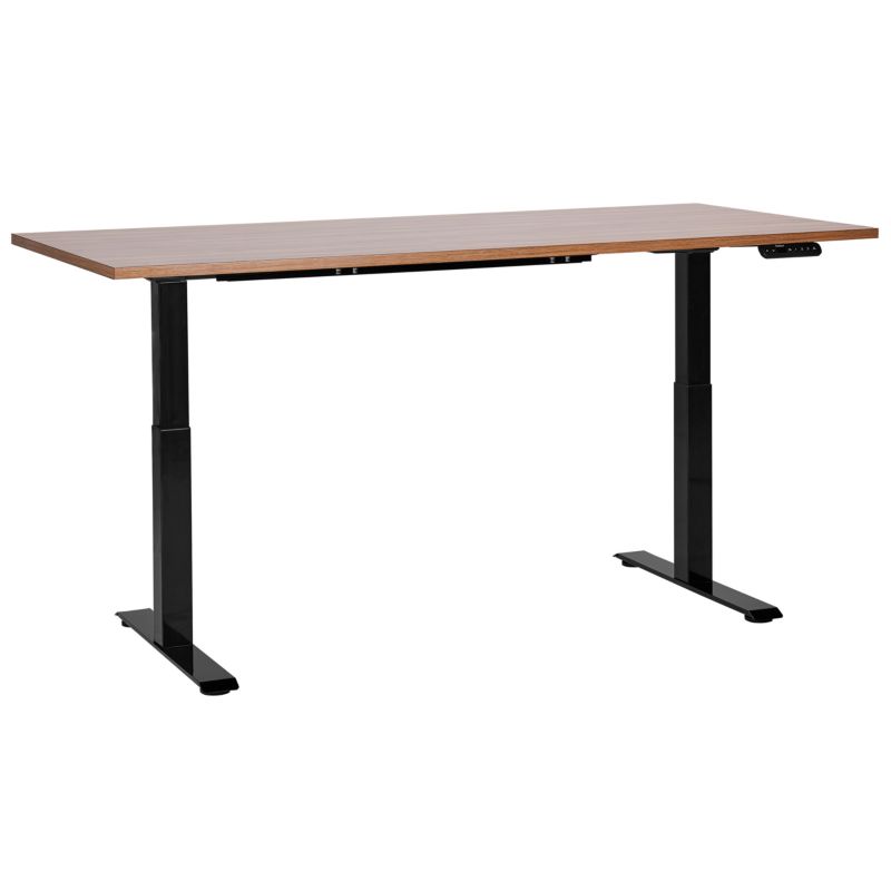 Biurko regulowane elektrycznie Destines Brązowy/ czarny 180 cm 80 cm 1 szt.