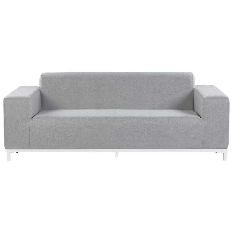 Sofa ogrodowa dla 2 osób Rovigo Jasnoszary 1 szt.