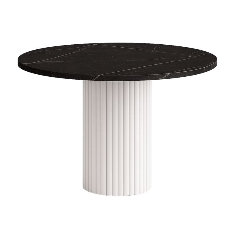 Stół okrągły KOBI NESTA 75 cm - Czarny Marmur 1 szt.