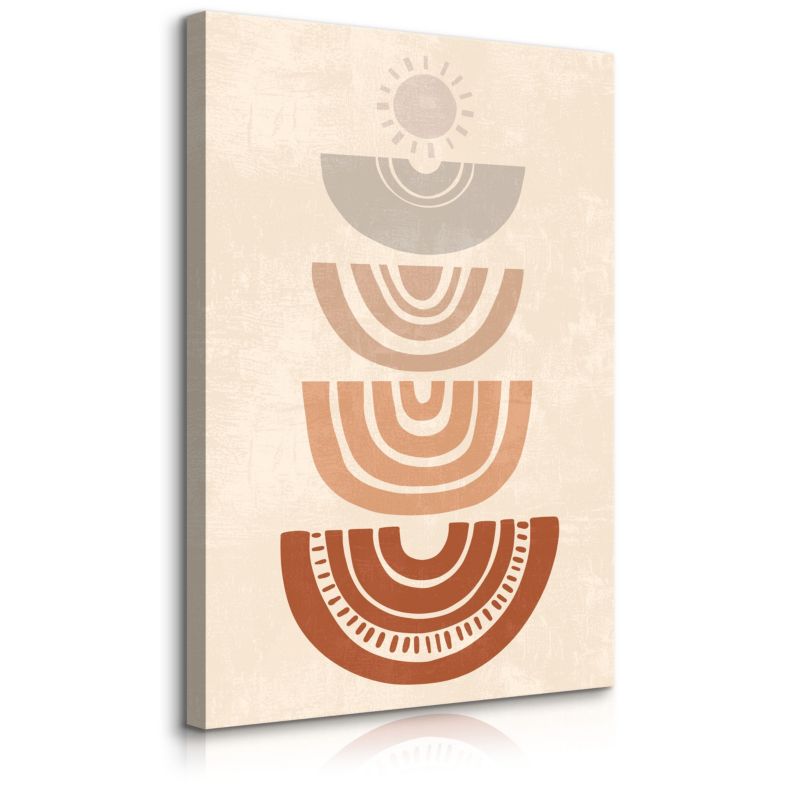 Obraz Muralo Na Płótnie Styl Boho Abstrakcja Aztecki Wzór 40x60 cm 1 szt.