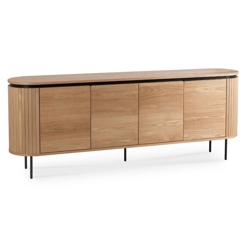 Komoda BECK 200 cm Mebel Elite Do Salonu Sypialni Dąb 1 szt
