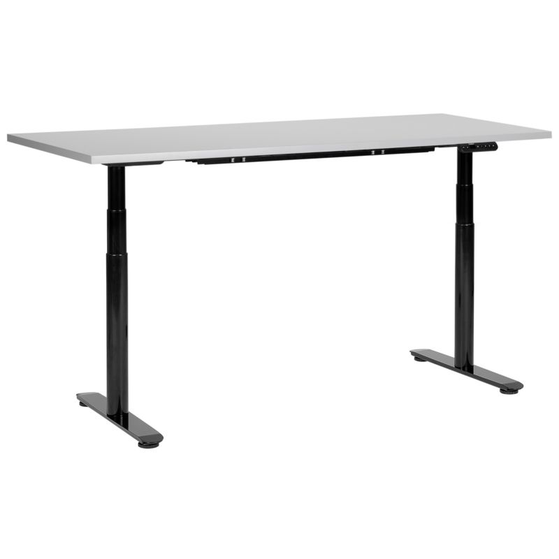 Biurko regulowane elektrycznie Destinas Szary/ czarny 160 cm 72 cm 1 szt.
