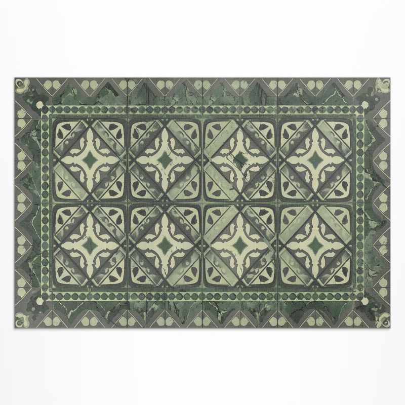 Dywan Winylowy Z Nadrukiem Wallfluent 120x180 cm Symetryczny układ geometryczny 1 szt.