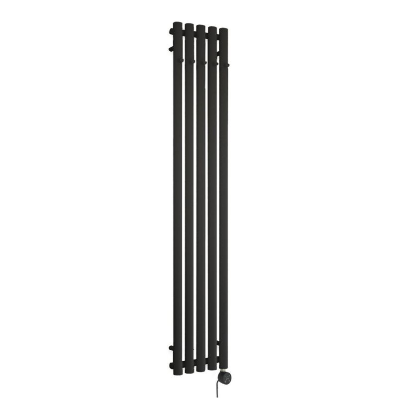 Grzejnik elektryczny Oltens Stang czarny mat 600W 150x26 cm 1 szt.