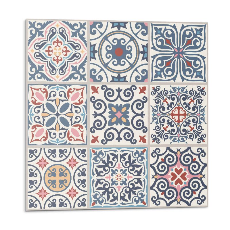 Kafelki samoprzylepne Wallfluent 50x50 cm Stylizowane mozaiki artystyczne 4 szt.