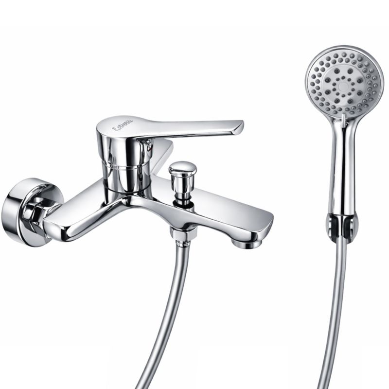 Bateria wannowa ścienna Estiva DESEA Chrome srebrna 1 szt.