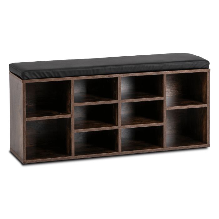Szafka Mebel Elite AXEL na Buty z Siedziskiem Ławka 104cm Do Przedpokoju Dąb Rustykalny 1 szt
