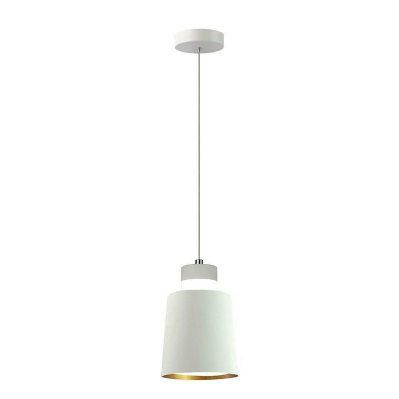 Lampa wisząca V-TAC Vt-7333 biała wym: 120 x 12 x 12 cm wbudowany LED 7W 3000K 400lm 1 szt.