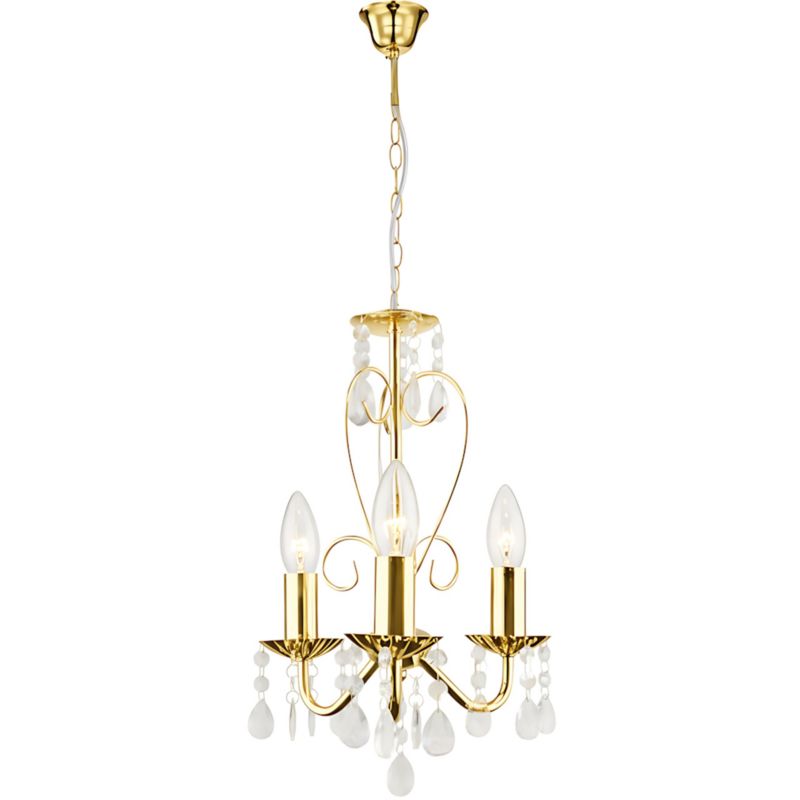 Lampa Sufitowa Wisząca Toolight Ebt012-3Cp Złoty 1Szt