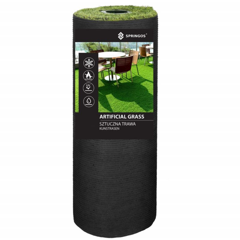 Sztuczna trawa Springos 2 x 1mb na taras balkon boisko miękka 20 mm 1 szt.