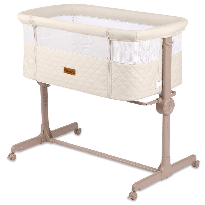 Łóżeczko dziecięce Nukido składane 0-5 m 9 kg jasny beż 1 szt.