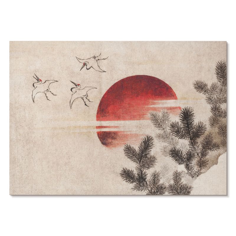 Plakat na Ścianę Tulup 29,7x21 cm (A4) Ptaki i zachód Do sypialni, salonu, biura 1 szt.