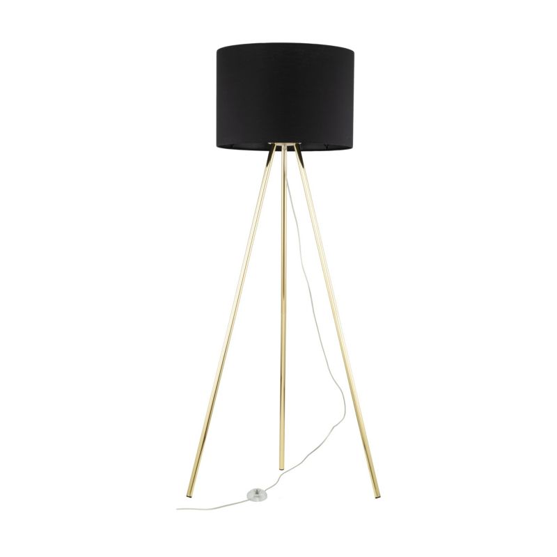 Lampa Podłogowa Tk-Lighting Umberto Black Gold 1 - 1szt.