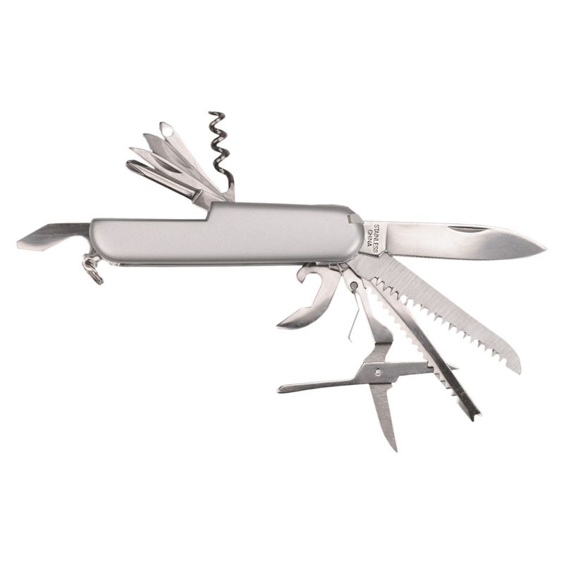 Scyzoryk TOPEX 11 ostrzy, stal nierdzewna 1 szt