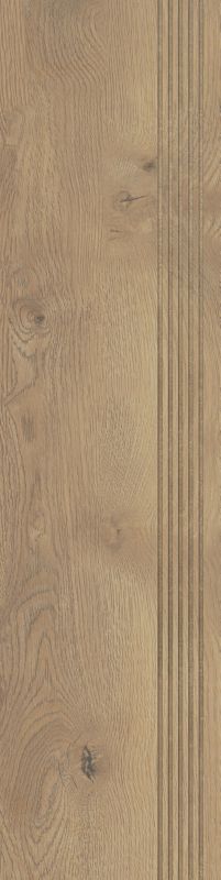 Stopnica mrozoodporna szkliwiona Sigurd wood 29,5 x 119,5 cm honey