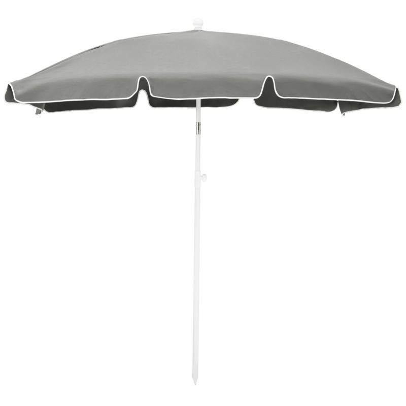 Parasol ogrodowy prostokątny JUMI szary łamany 200 cm 1 szt.