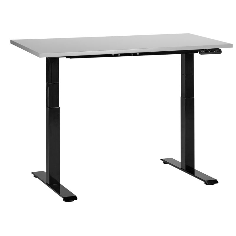 Biurko regulowane elektrycznie Destines Szary/ czarny 120 cm 72 cm 1 szt.