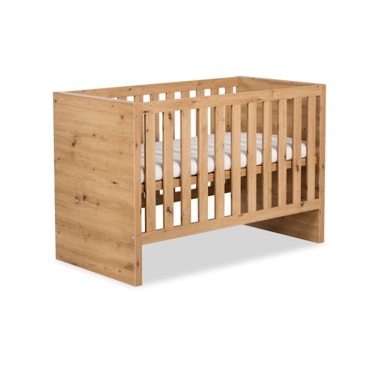 Łóżeczko Little Sky dziecięce AMELIA 120x60 dąb 1 szt